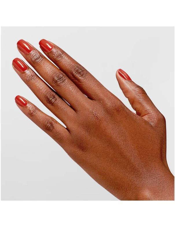 OPI Infinite Shine Knock 'Em Red
