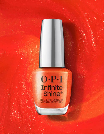 OPI Infinite Shine Shock Em Orange