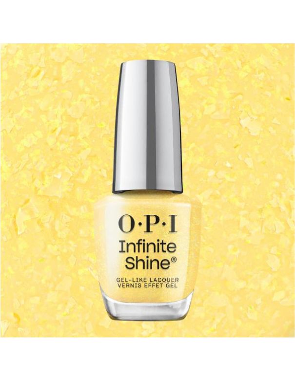 OPI Infinite Shine Slay Hello to Yellow