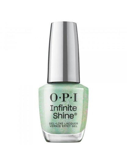 OPI Infinite Shine Teals Familiar