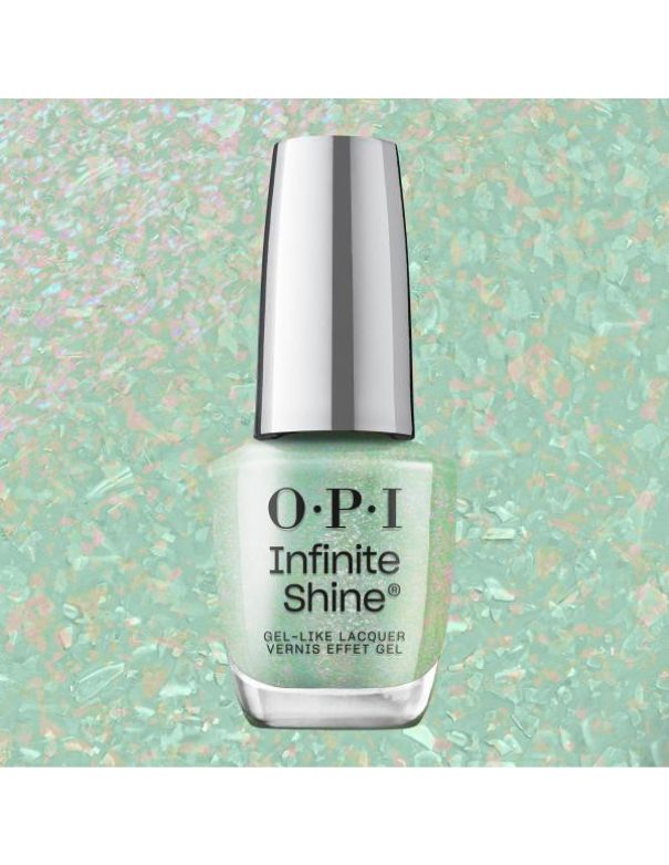 OPI Infinite Shine Teals Familiar