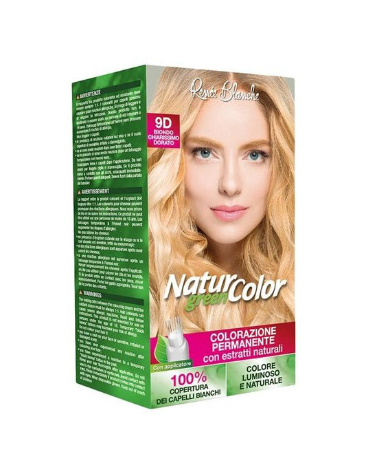 Renee Blanche Natur Green Color 9D Very Light Golden Blonde