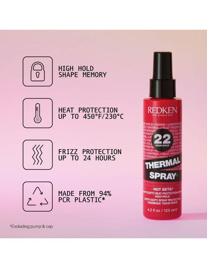 Spray thermique Redken haute tenue - 125 ml