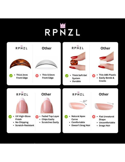 RPNZL Press-on Nail Kit - Midnight