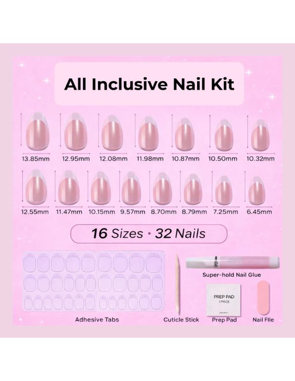 RPNZL Press-on Nail Kit - Siren