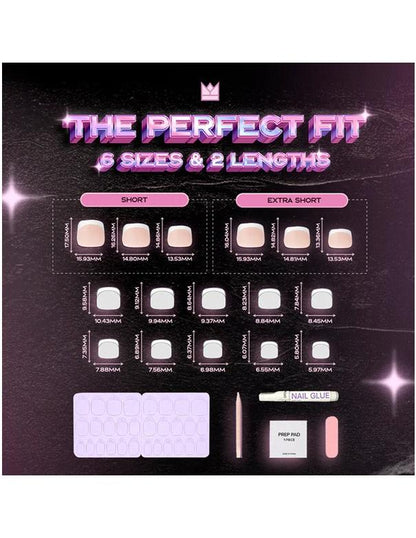 Kit de pose d'ongles à coller RPNZL - Ariel