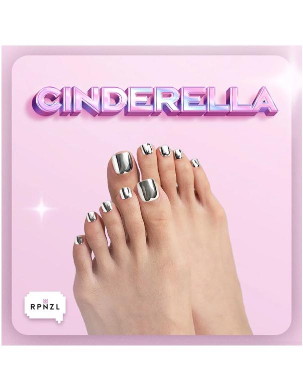 RPNZL Press-on Toenail Kit - Cinderella