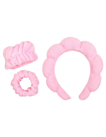 Ensemble bandeau et bracelet Relaxus Spa rose