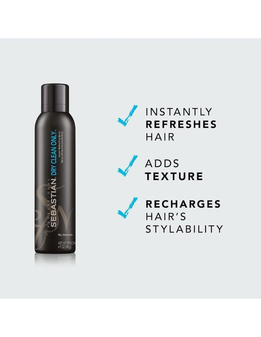 Sebastian Dry Clean Only Dry Shampoo - 140g