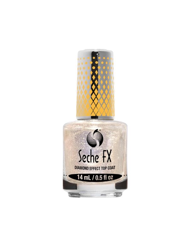Top Coat Effet Diamant Seche FX Doré - 14 ml