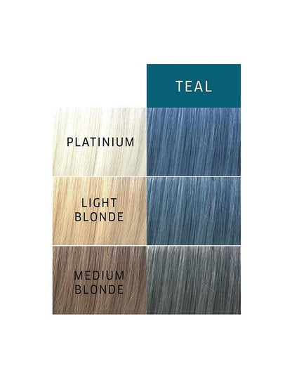 Peintures WELLA colorcharm bleu sarcelle