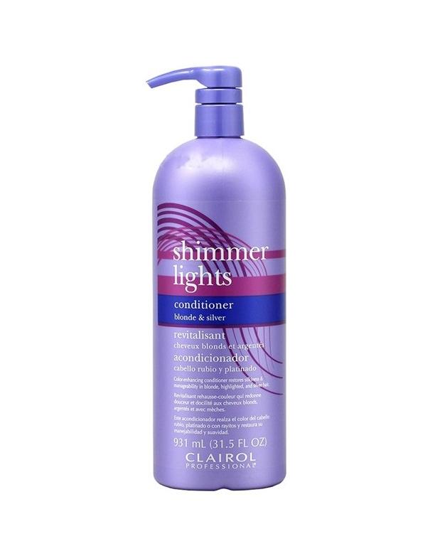 Après-shampoing Clairol Shimmer Lights Blond et Argenté - 931 ml