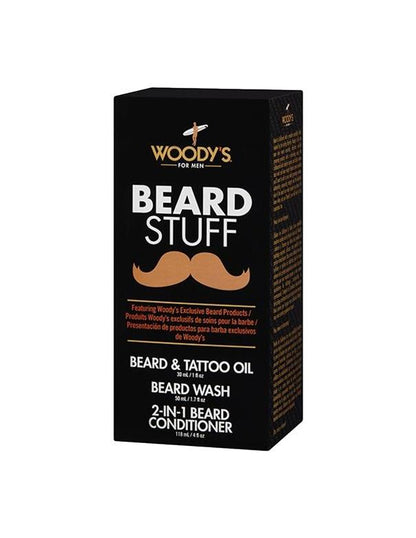 Kit de 3 accessoires pour barbe de Woody