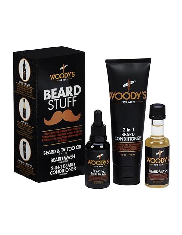 Woody's Beard Stuff 3pc Kit